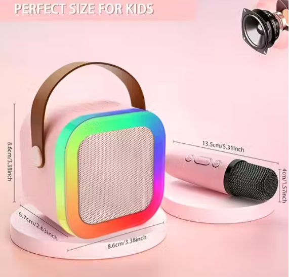 Melody Pop Box Bluetooth Speaker with Karaoke