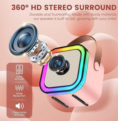 Melody Pop Box Bluetooth Speaker with Karaoke