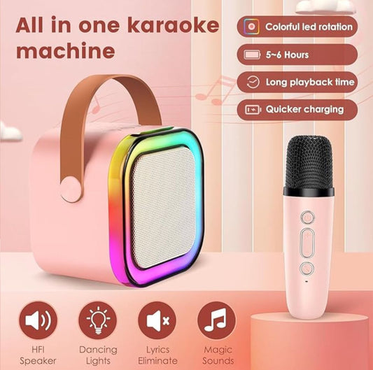 Melody Pop Box Bluetooth Speaker with Karaoke
